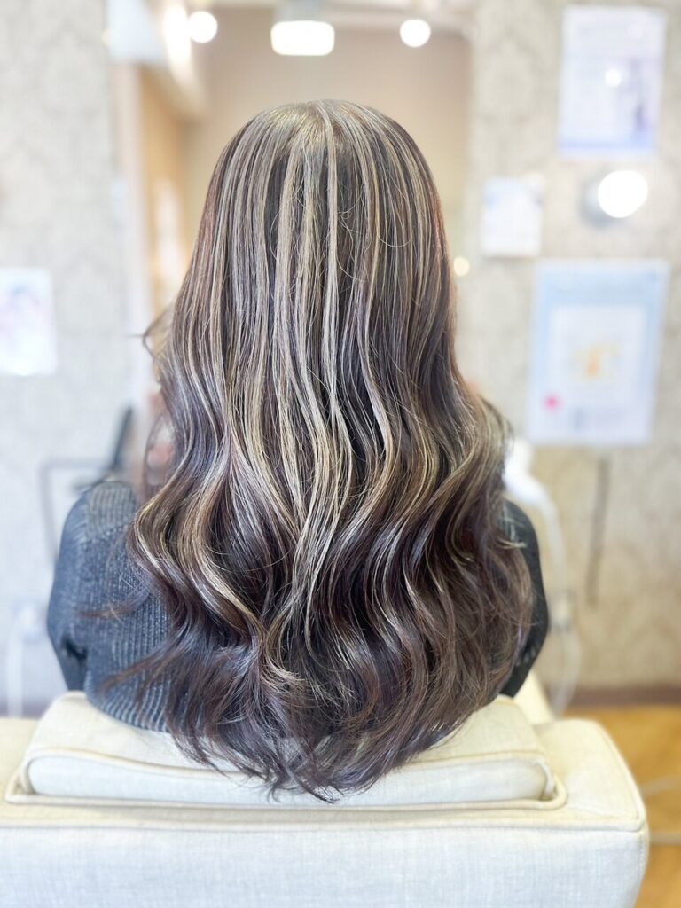 アンブレラカラー/白髪ぼかしハイライト