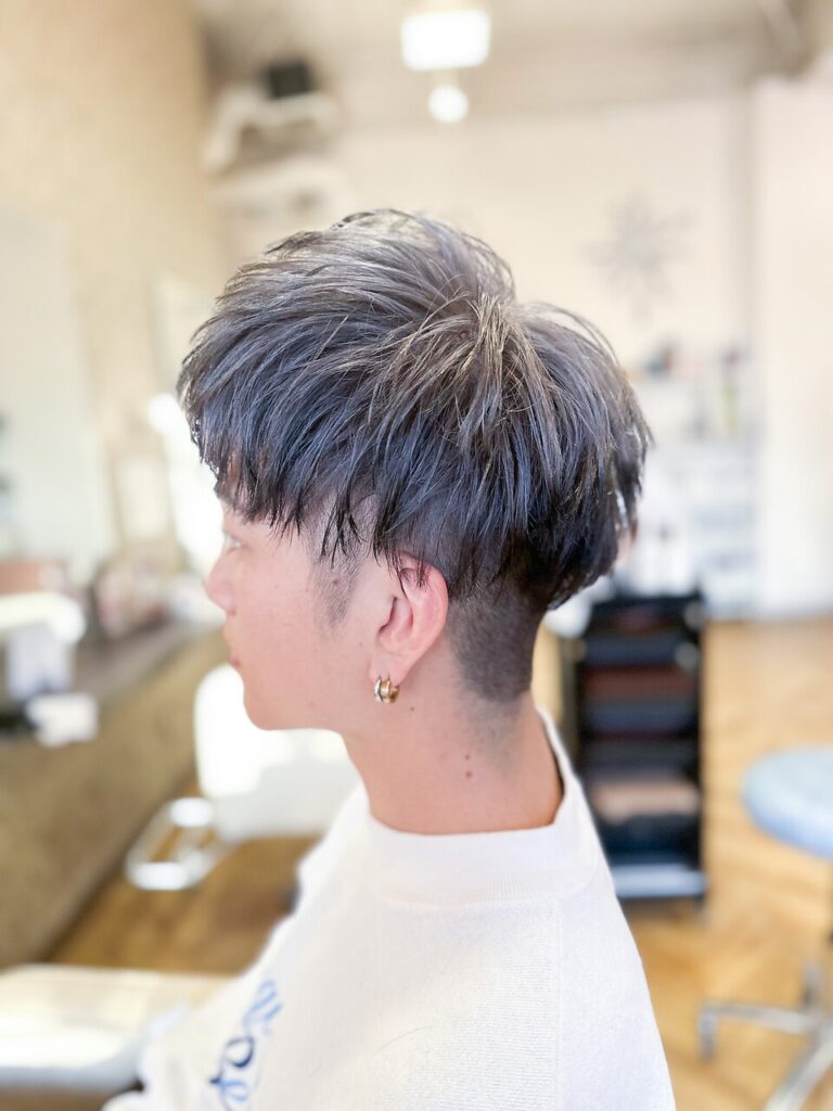 エンドカラー/マッシュヘア